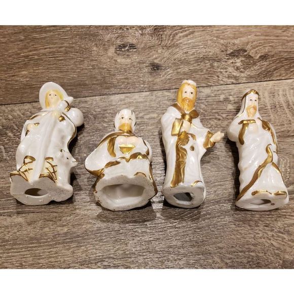 Nativity Scene Vintage 7 piece set, EUC - Picture 5 of 9